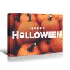 Drop-Shipping Framed Canvas Wall Art Decor Painting For Halloween, Pumpkin Painting For Halloween Gift, Decoration For Halloween Living Room, Bedroom