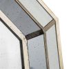 40" x 40" Oversized Silver Octagon Mirror, Mid-Century Modern Accent Mirror, for Living Room, Entryway, Bedroom, Hallway