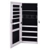 The Whole Surface PVC Film Wall Hanging Door With Lock Jewelry Cabinet Fitting Mirror Cabinet