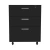 Penny Storage Cabinet, Three Drawers , Four Casters