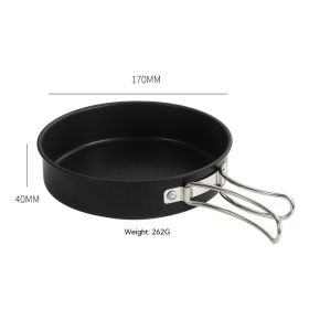 Outdoor Cookware Portable Folding Pan Set (Option: Frying Pan)