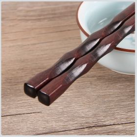 Wooden Japanese Style Chopsticks Household Craft Chopsticks Wooden Tableware (Option: Type B)