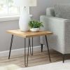 Hairpin Leg Square Side Table