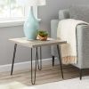 Hairpin Leg Square Side Table