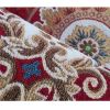 Thickened Absorbent Jacquard Carpet Dornier Woven Living Room Bathroom Rug Kitchen Non-slip Home Entry Floor Door Mat Red Brown