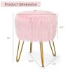 Indoor Vanity Desk Footrest Stool Storage Ottomans