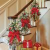 Christmas Decorations for Home Hanging Stairs Garland Wall Hanging