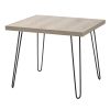 Hairpin Leg Square Side Table