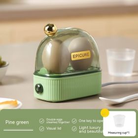 Multi Functional Breakfast Mini Egg Steamer (Option: Egg Steamer Pine Green-220V US)